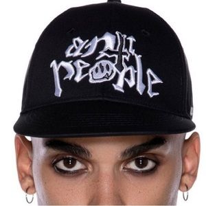 Killstar Anti People Black and White Hat Goth Gothic Baseball cap